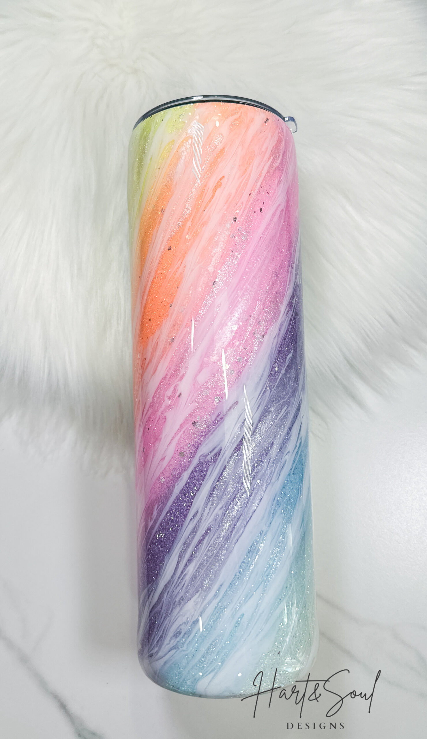 30oz Tapered Rainbow Milky Way - Image 2
