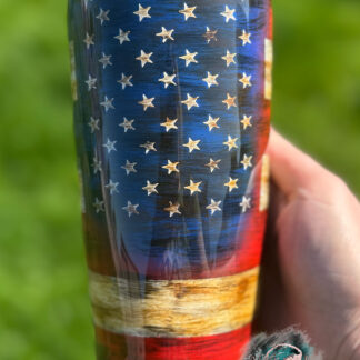 20oz Distressed Flag